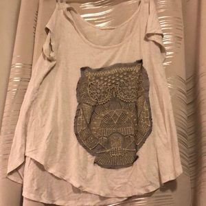 ADD TO BUNDLE! Owl Shirt-XS